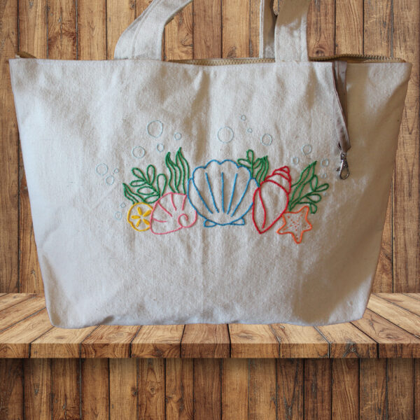 Seashell Tote Bag - Image 5