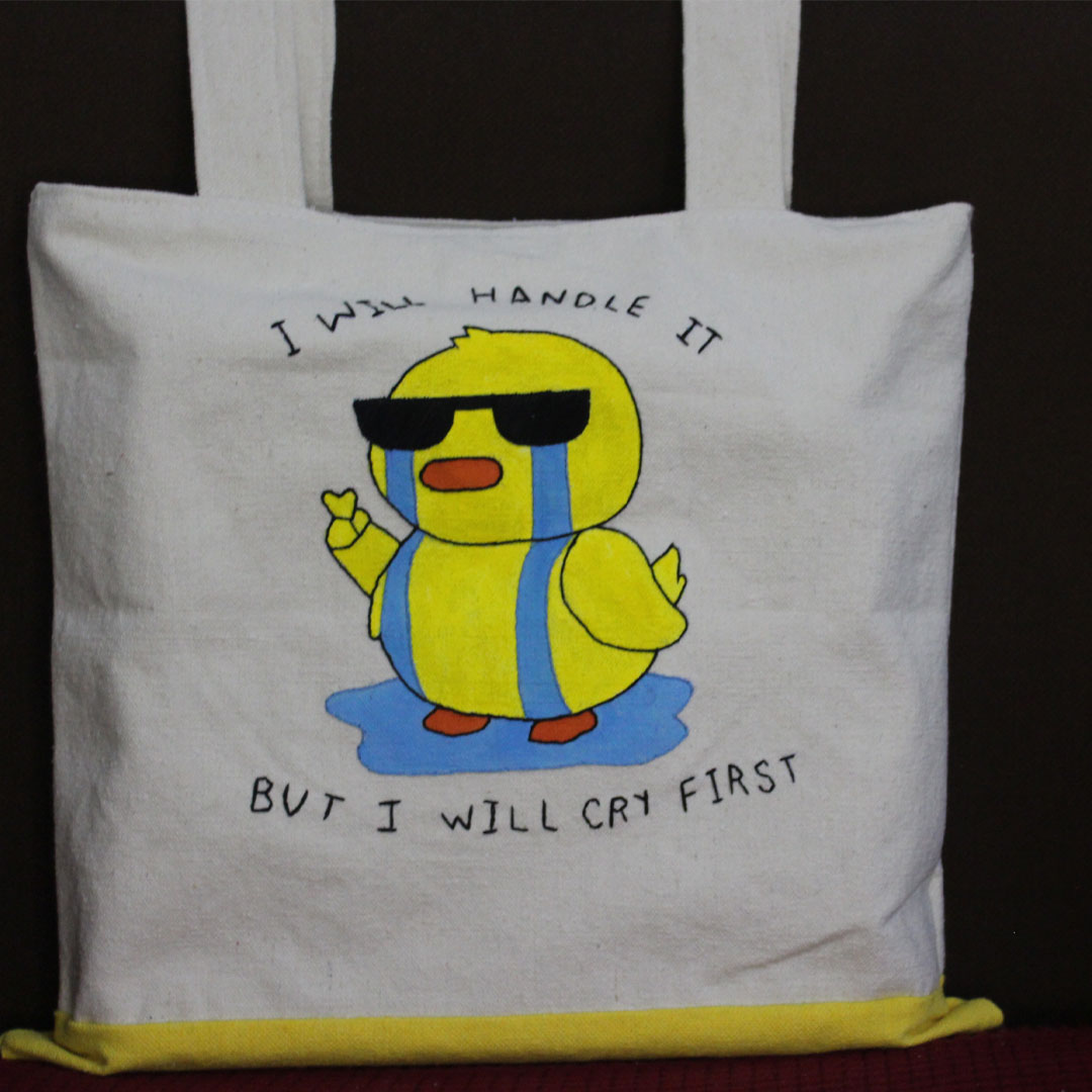 Yellow Duck Tote Bag - Image 4