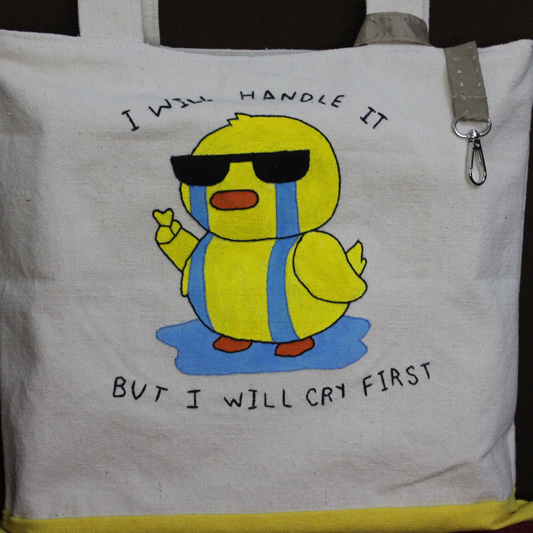 Yellow Duck Tote Bag - Image 2