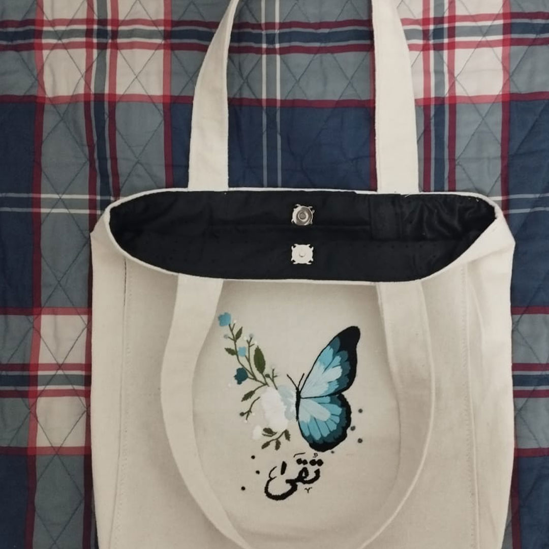 Butterfly Bloom Tote Bag - Image 2